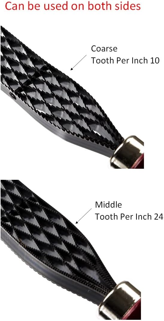 Shinto Saw Rasp E1101 Longitud de la hoja 7.87 pulgadas (7.874 in) longitud total 12.99 pulgadas (12.992 in) Incluye papel de lija