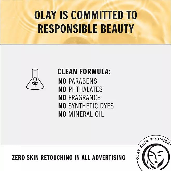 Olay Ultimate Niacinamide + Vitamin E + Peptide 24 Suero hidratante sin fragancia, 1.3 onzas líquidas (paquete de 2)