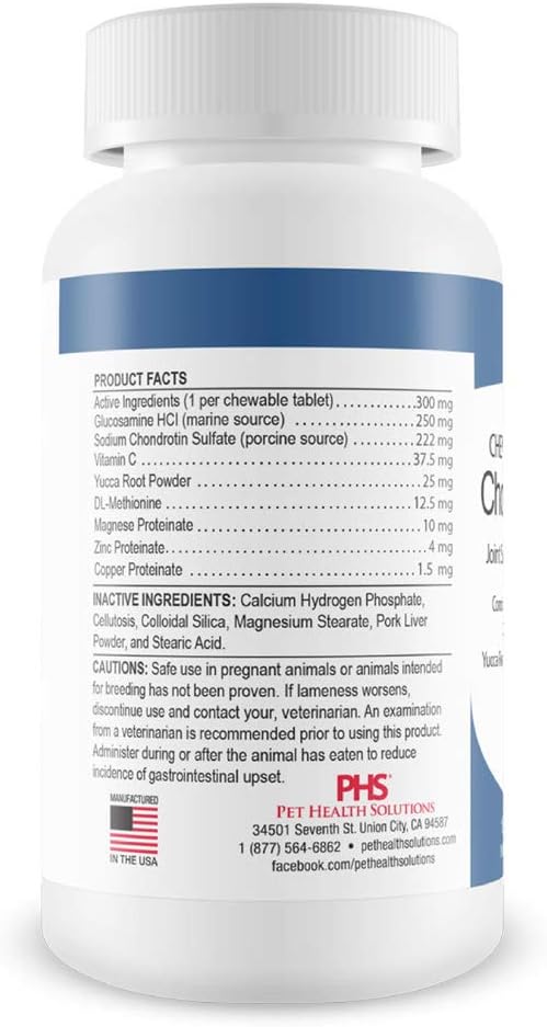 Chondro-Flex – Potente fórmula para el cuidado de las articulaciones para perros y gatos, máximo apoyo nutricional, glucosamina, condroitina, MSM,