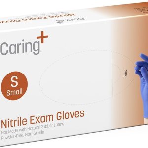 Caring Nitrile Exam Gloves, Powder-Free, Gloves for Medical Use, Cleaning, Food Prep and More Caring Nitrile Exam Gloves, Powder-Free, Gloves for Medical Use, Cleaning, Food Prep and More