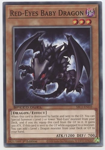 Dragón bebé de ojos rojos – SBC1-ENI10 – Común – 1 edición
