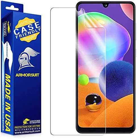 ArmorSuit MilitaryShield – Protector de pantalla (2 unidades) diseñado para Samsung Galaxy A32 4G, película transparente HD (no para Samsung A32 5G)