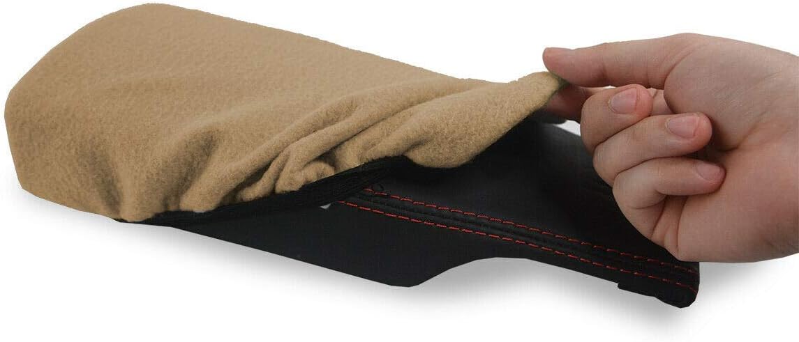 Protector de forro polar para consola Porsche 987 Cayman 05-12, color beige
