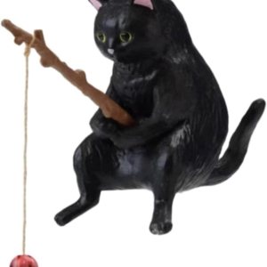 Adornos de gato de pesca Decoración de acuario Peces Paisajismo Dibujos Animados Estatua de Gato Mini Estatua de Resina Decoraciones para el Hogar Adornos de gato de pesca Decoración de acuario Peces Paisajismo Dibujos Animados Estatua de Gato Mini Estatua de Resina Decoraciones para el Hogar