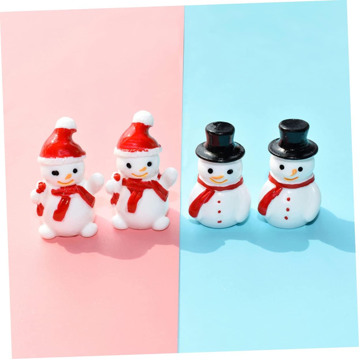 80 piezas de calcetines de decoración pequeños D para fiestas de manualidades con muñeco de nieve surtido de hadas, decoración de colores,