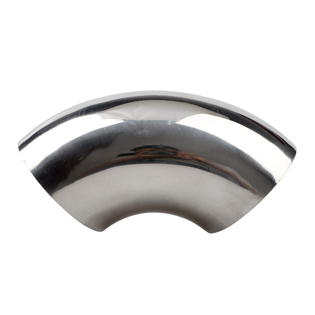Codo de tubo de escape de acero inoxidable de 1.5 “Codo de curva de mandril de 90  – espesor 16GA.065” Material de pared Tubo de escape SS304 para