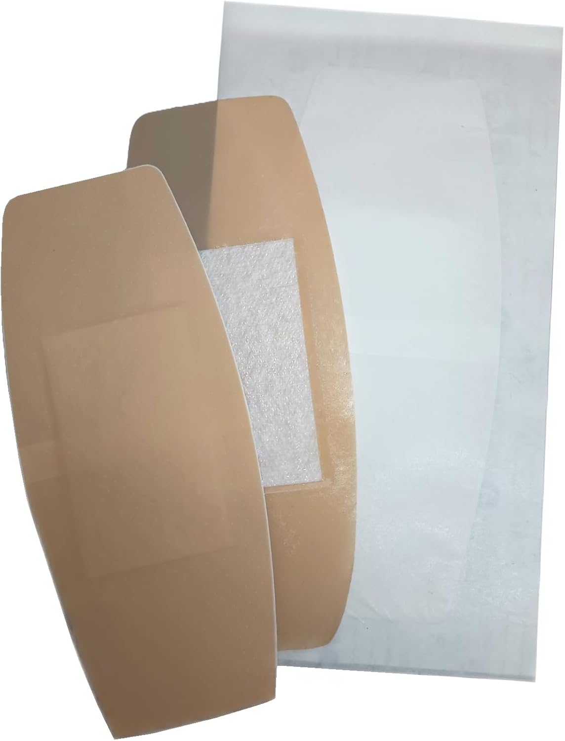 Parche adhesivo extra grande  Vendajes de plástico transparente estéril de 2 x 4.5 pulgadas, transpirable y flexible con almohadilla antiadherente y
