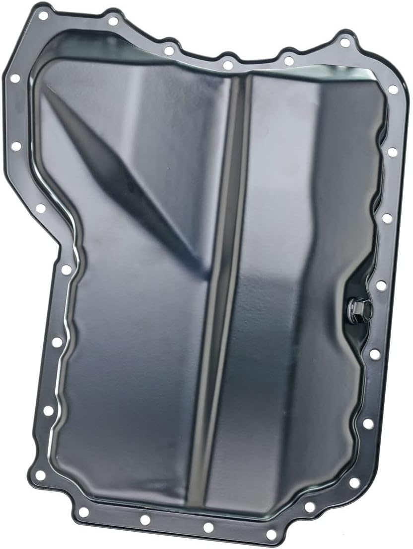Cárter de aceite de motor inferior con tapón de drenaje, cárter de aceite 264-346 para Volkswagen Jetta 2005-2018 Passat 2012-2018 Golf Cabrio Bora