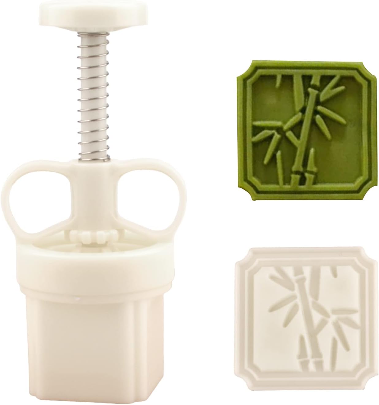 Moldes para pastel de luna de 1.76 oz con 1 sello, juego de moldes para pastel de luna de mediados de otoño, juego de moldes de prensa a mano,