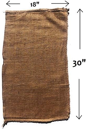 Bolsas de arpillera Sacos de patata 18″ x 30″ (4PACK) Bolsas de cultivo para césped y jardinería – Se envía desde Estados Unidos