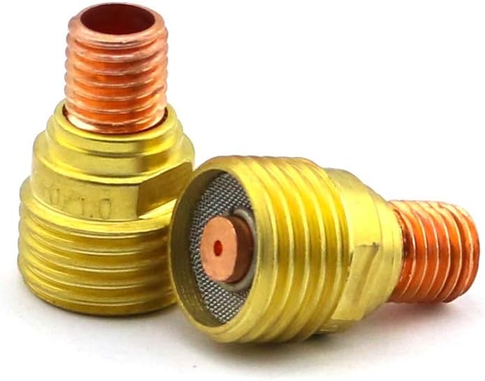 WeldingCity Paquete de 5 unidades de cuerpo de pinza de lente de gas 45V42 (0.040″) para soplete de soldadura TIG Serie 9, 20 y 25 en Weldcraft