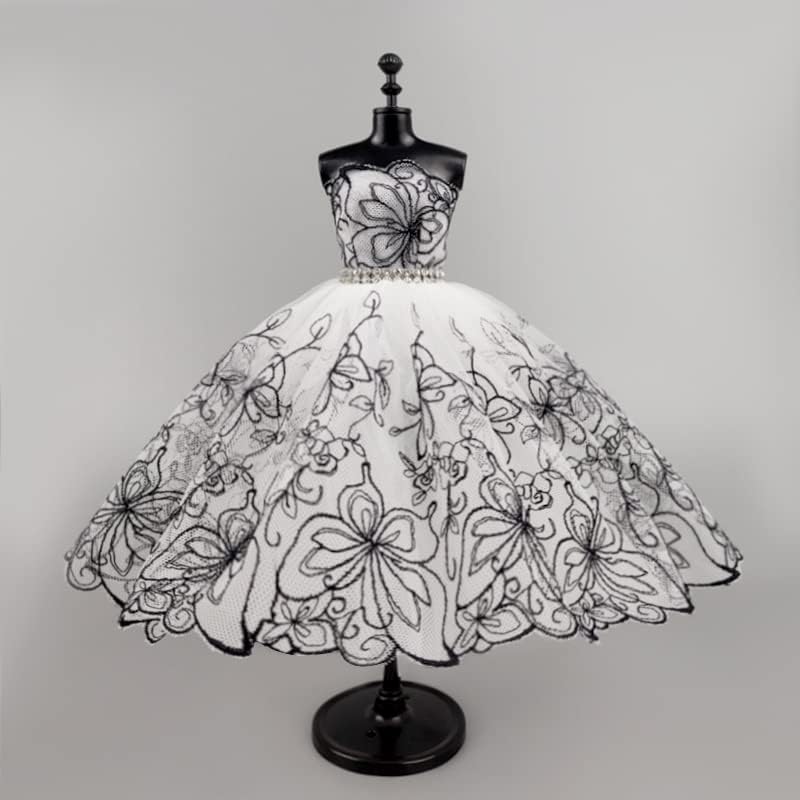 Vestido de ballet tutú de moda para muñecas de 11.5 pulgadas, accesorios de muñecas de 16, falda de 3 capas con diamantes de imitación, vestido de