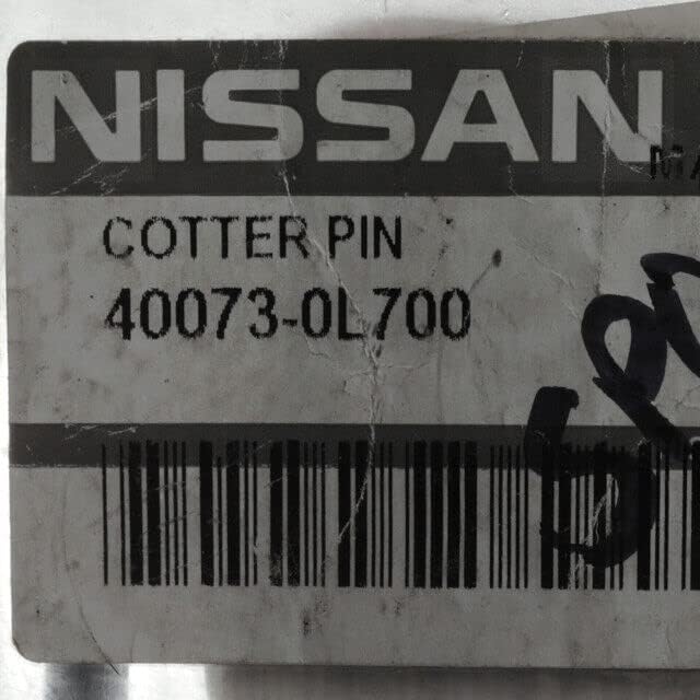 Piezas originales de Nissan – Pasador de tuerca de eje Rt (40073-0L700)