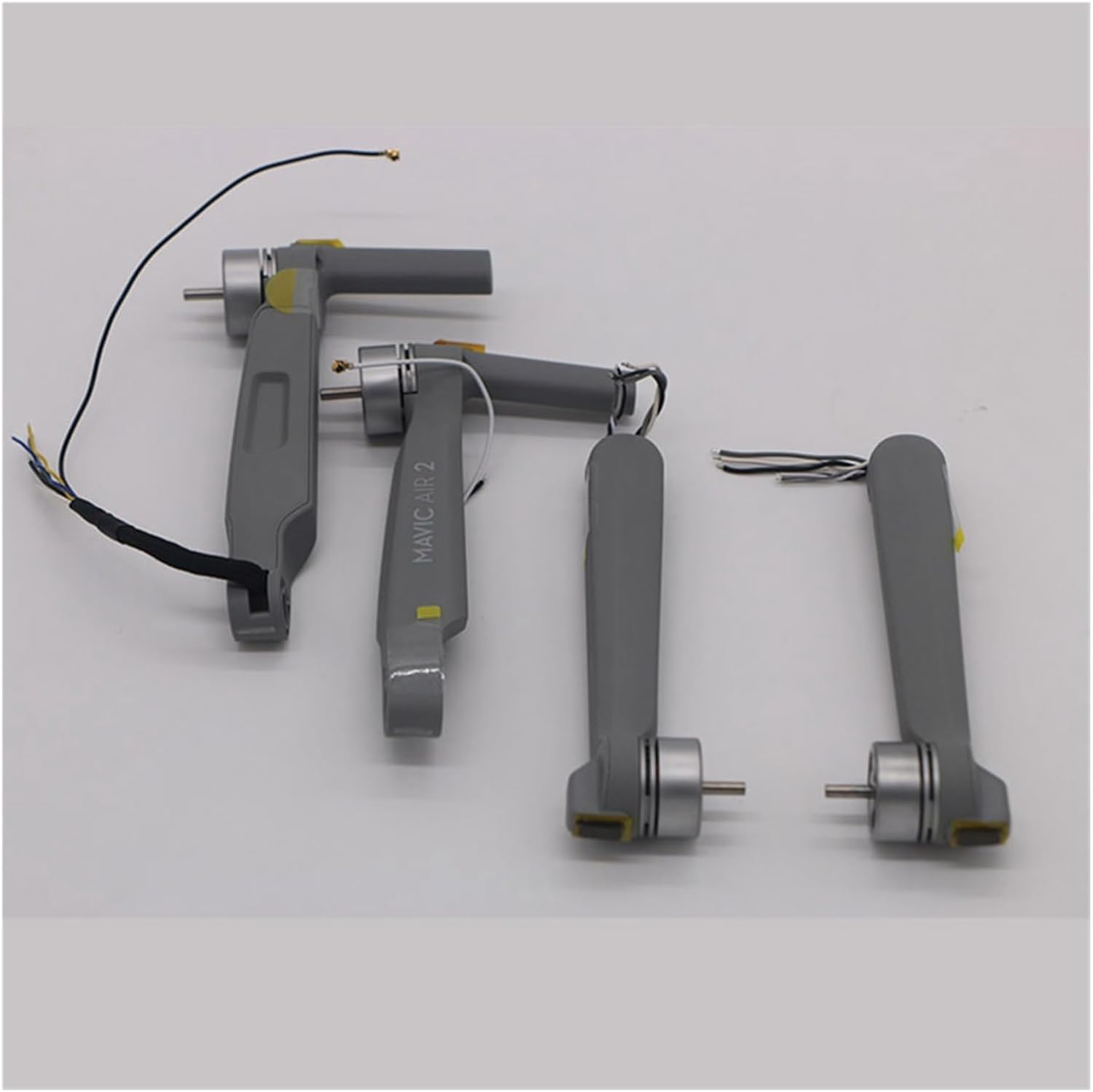 SeiZed Front Arm Rear Arm Upper Middle Bottom Shell Body Cover for D-JI Mavic Air 2 Drone Repair Parts (Color  4 PC Arms)