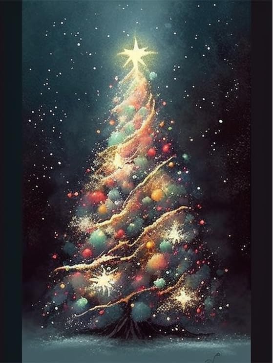 Kits de pintura de diamantes para adultos, bricolaje 5D para el día de Navidad, kit de pintura de diamantes de taladro completo, arte de diamantes