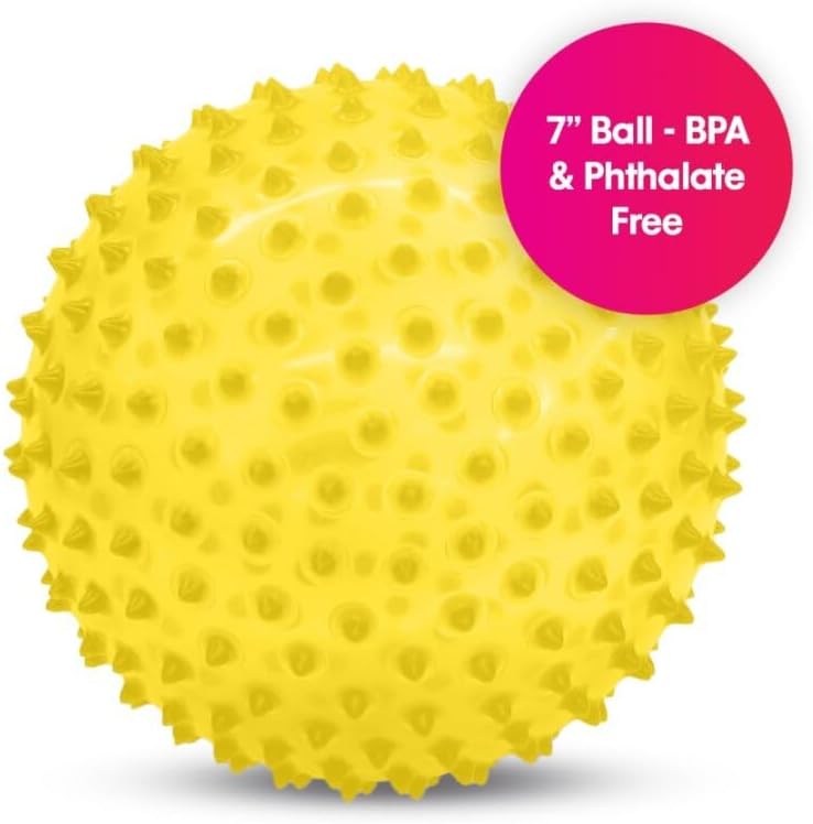 Edushape La bola sensorial original para bebé, bola de bebé de 7 pulgadas que ayuda a mejorar las habilidades motoras gruesas para niños de 6 meses