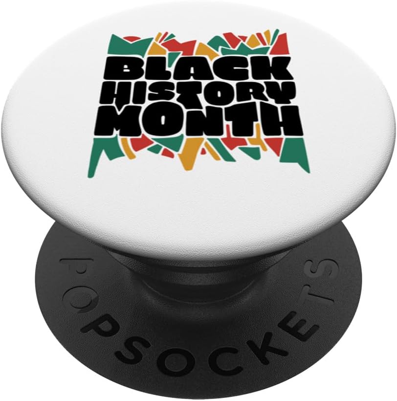 BLACK HISTORY IS AMERICAN HISTORY Month African Pride Meme PopSockets Standard PopGrip
