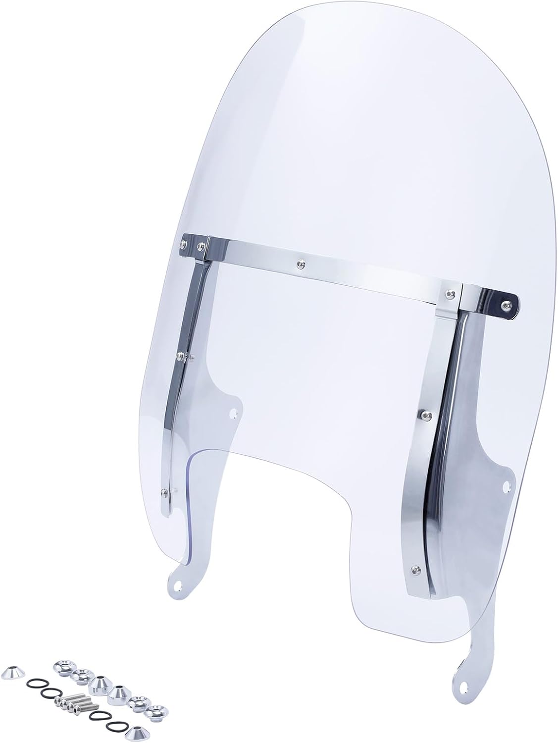 TCT-MOTORPARTS Parabrisas transparente de 19 pulgadas apto para Harley Fat Boy FLFB FLFBS 2018-2023 2019