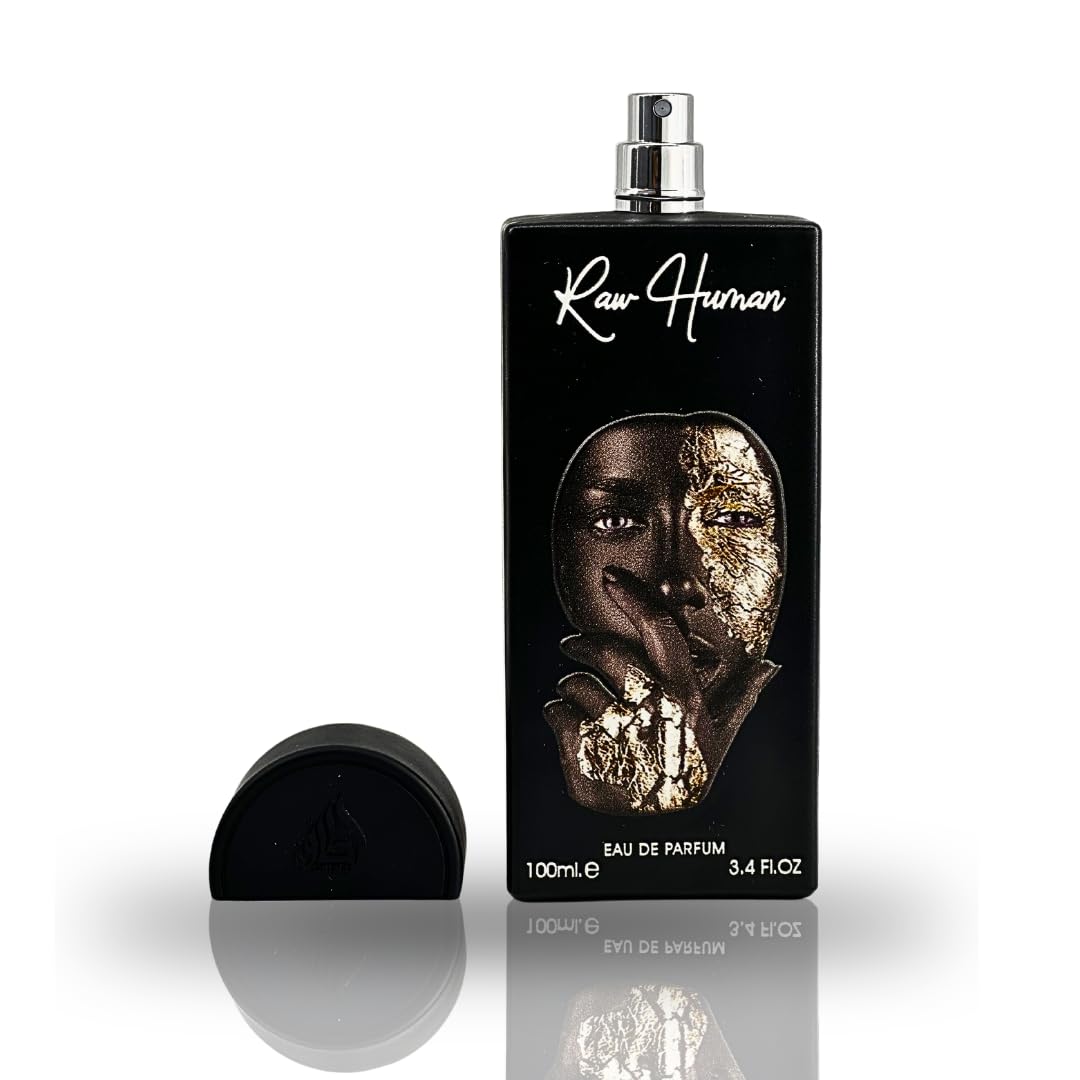 Lattafa Pride Raw Human Eau de Parfum Spray para Unisex, 3.4 onzas