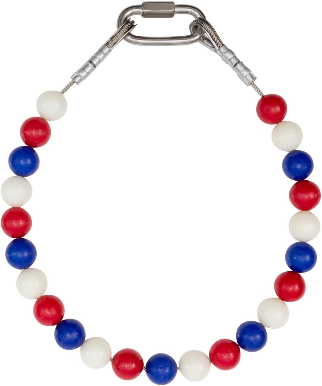 Anillo de retención  Anillo de cuentas para sistema de halyard interno  Anillos de asta de bandera para mantener la bandera cerca del poste  Cable