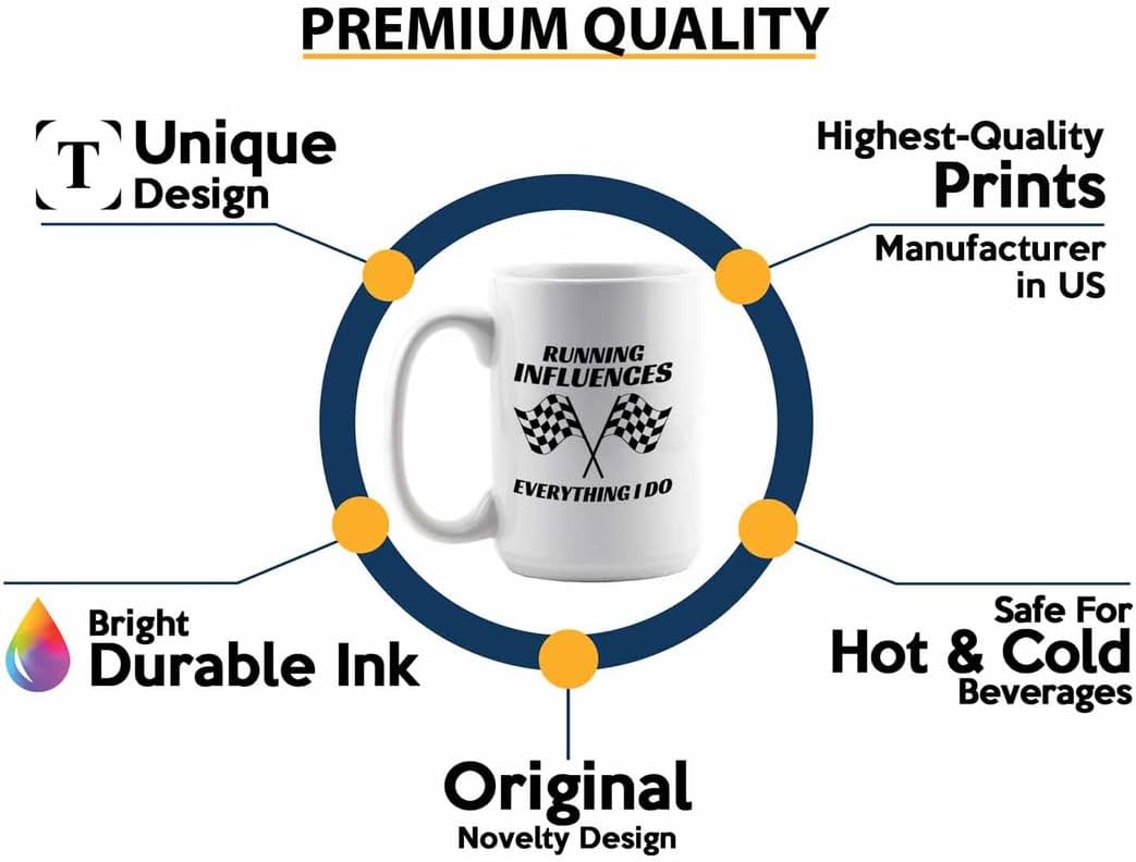 Racer Coffee Mug 15oz White – Everything I Do – Fuel Speed Racer Car Guys Circuit Automotive Racing Boy Gifts For Him Dad Men Boyfriend