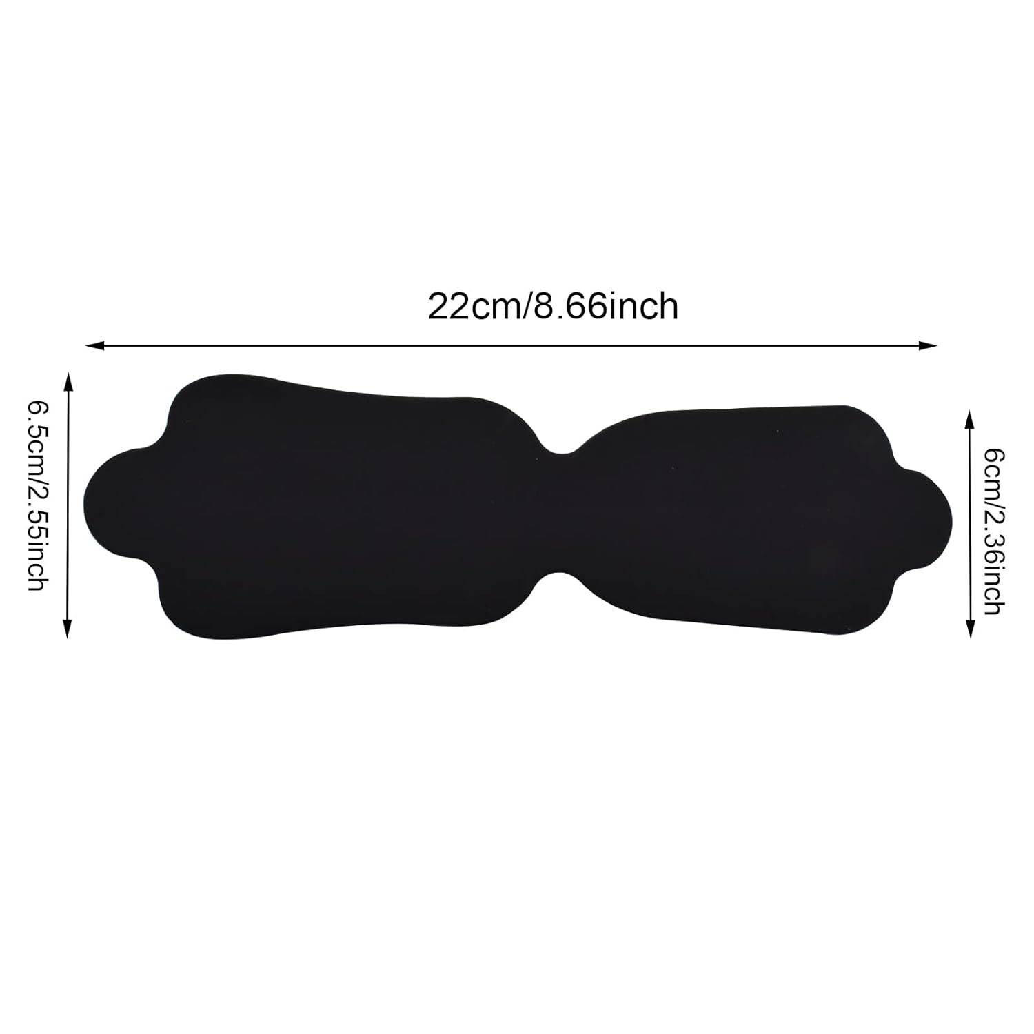Angzhili 2 piezas de silicona para fotografía de ortodoncia dental, tablero de fondo de fotografía intraoral flexible, tablero de fondo negro (C1+C2)