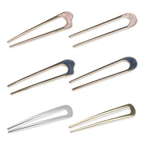 6 piezas de horquilla de metal en forma de U, accesorios para el cabello, horquilla simple vintage, horquilla francesa para cabello largo, elegante 6 piezas de horquilla de metal en forma de U, accesorios para el cabello, horquilla simple vintage, horquilla francesa para cabello largo, elegante