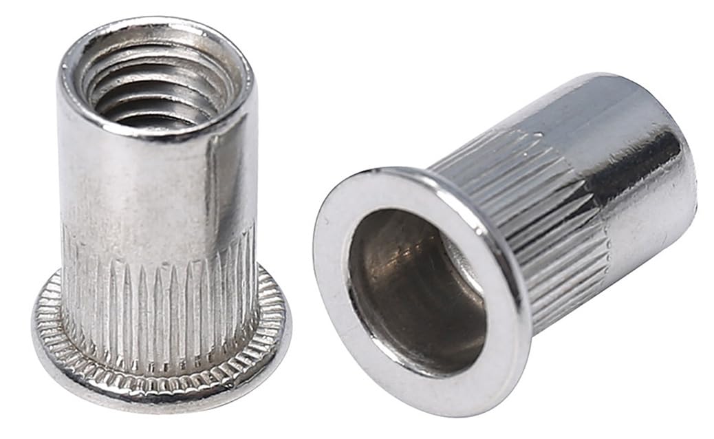 Tuercas de remache 14-20 100 piezas de acero inoxidable remaches roscado Inserto Nutsert 14-20UNC