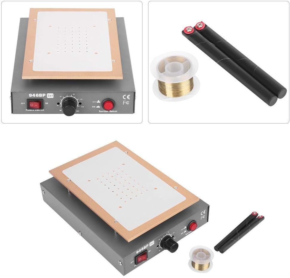 Separador de pantalla LCD digital, enchufe de 110 V de EE. UU. Máquina separadora de pantalla táctil LCD de 7 pulgadas, bomba de succión incorporada