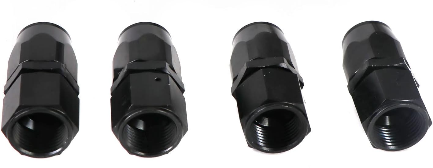 6AN – Kit de montaje de manguera de combustible de nailon trenzado de acero inoxidable + manguera de aceite, gas, combustible, 10 unidades, kit de