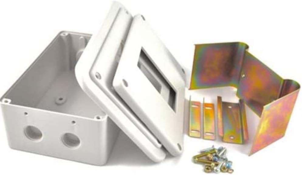 Kit de medidor eléctrico de kWh y caja interior – Medidor de energía de 23 cables, monofásico, 120 V hasta 120240 V de paso de kWh con kit de