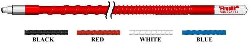 FIRESTIK Antena resistente de 7 pies de onda 34, roja, KW7R