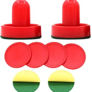 1 Set Red Air Hockey Pushers and Air Hockey Pucks Air Hockey Paddles Hockey Accessories Air Hockey Pucks and Paddles Goal Handles Paddles 1 Set Red Air Hockey Pushers and Air Hockey Pucks Air Hockey Paddles Hockey Accessories Air Hockey Pucks and Paddles Goal Handles Paddles
