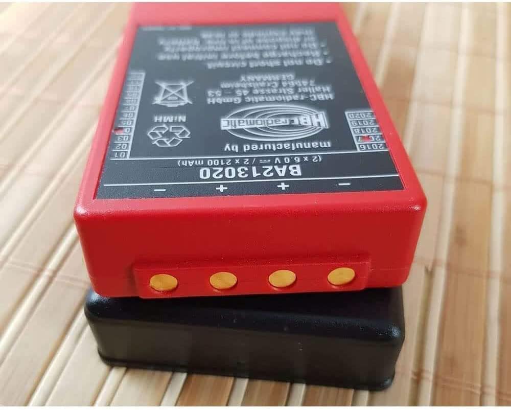 BA213020 BA213020 6V 2100mAh Batería recargable Ni-Mh Batería radiomática HBC BA213020 BA214061 FUB10AA para grúa HBC Control remoto Bomba Batería