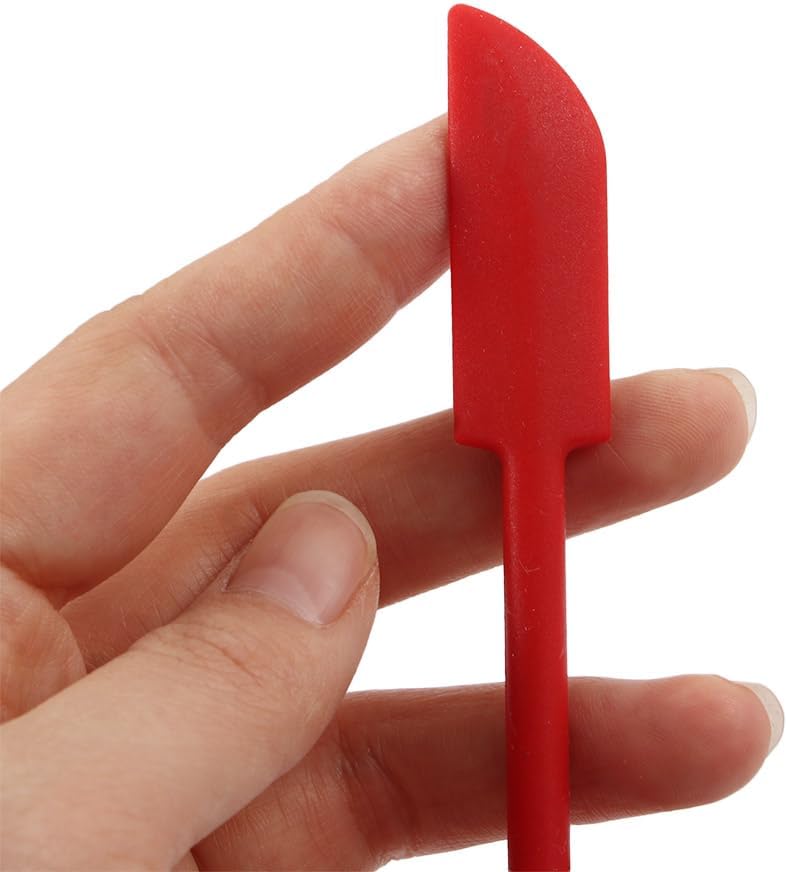 6pcs Mini Espátulas de Silicona Suave Raspadores de Alimentos Herramientas de Pastel de Maquillaje Espátula Accesorios de Cocina Cosméticos