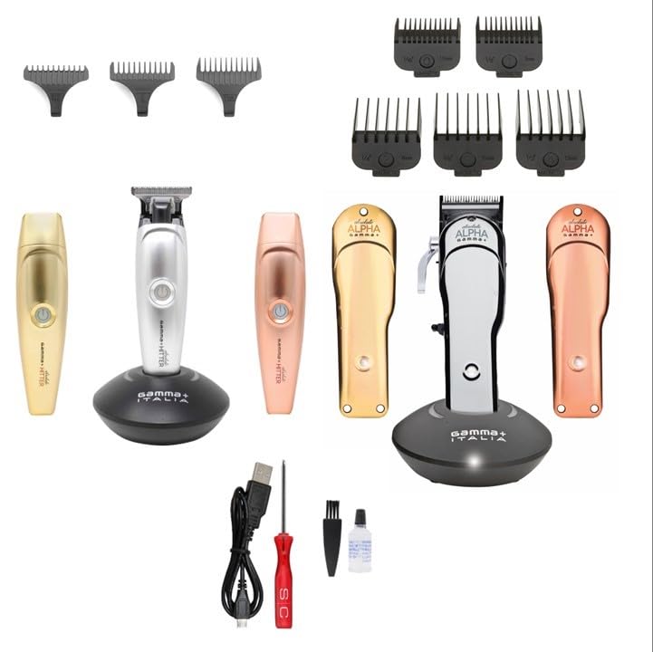 GAMMA+ Absolute Alpha Pro – Cortadora de pelo con recortadora Absolute Hitter