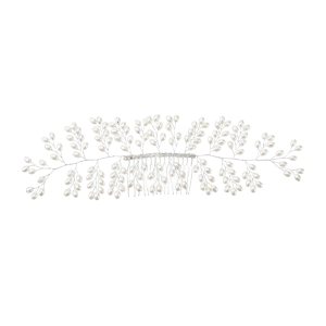 FRCOLOR Tocado de novia para boda, accesorios para el cabello blanco, accesorios para el cabello de perlas, accesorios para el cabello de boda, FRCOLOR Tocado de novia para boda, accesorios para el cabello blanco, accesorios para el cabello de perlas, accesorios para el cabello de boda,