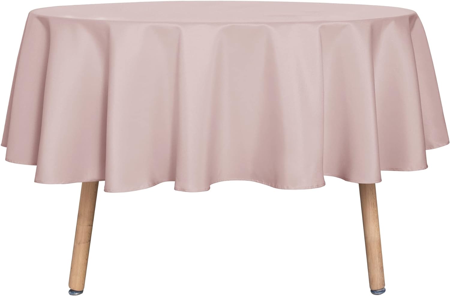 sancua Mantel redondo de 60 pulgadas, resistente al agua, a prueba de derrames, lavable, de poliéster, mantel decorativo para mesa de comedor,