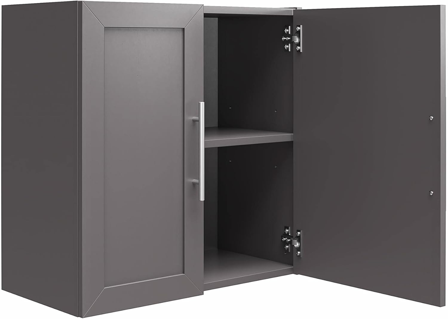 SystemBuild Evolution Camberly – Armario de pared enmarcado de 24 pulgadas, gris grafito