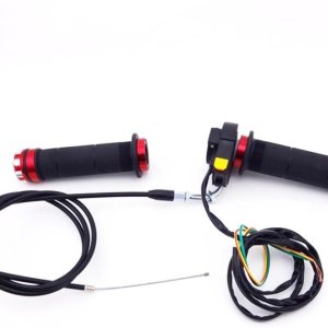 TC-Motor – Cable del acelerador para bicicleta motorizada a gasolina + manijas roja + apagador para motor de 2 tiempos de 49 cc 50 cc 60 cc 66 cc 80 TC-Motor – Cable del acelerador para bicicleta motorizada a gasolina + manijas roja + apagador para motor de 2 tiempos de 49 cc 50 cc 60 cc 66 cc 80
