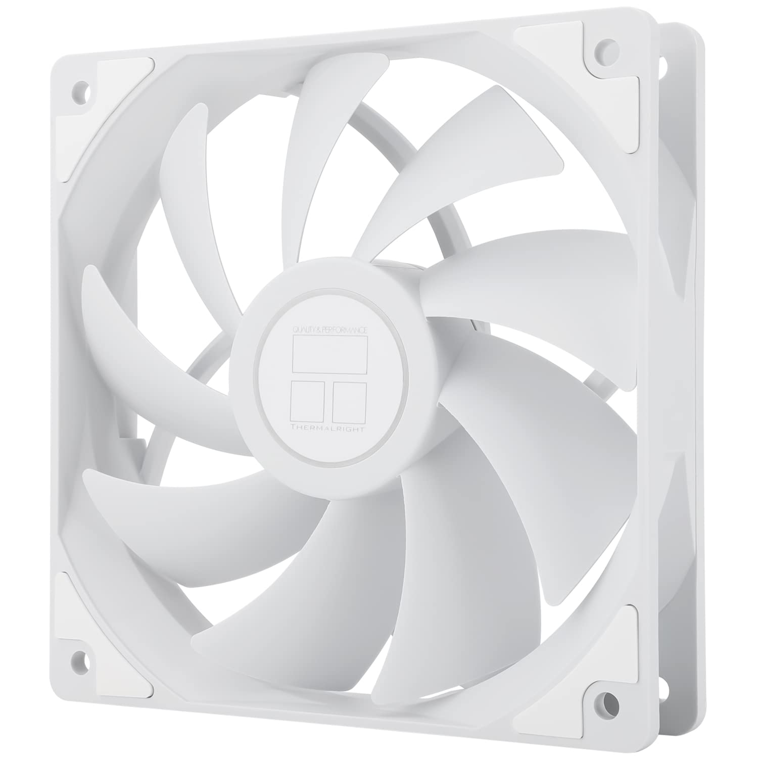 Thermalright Ventilador de CPU TL-C12CW de 4.724 in, ventilador silencioso PWM de 4 pines con rodamiento S-FDB incluido, ventilador de enfriamiento