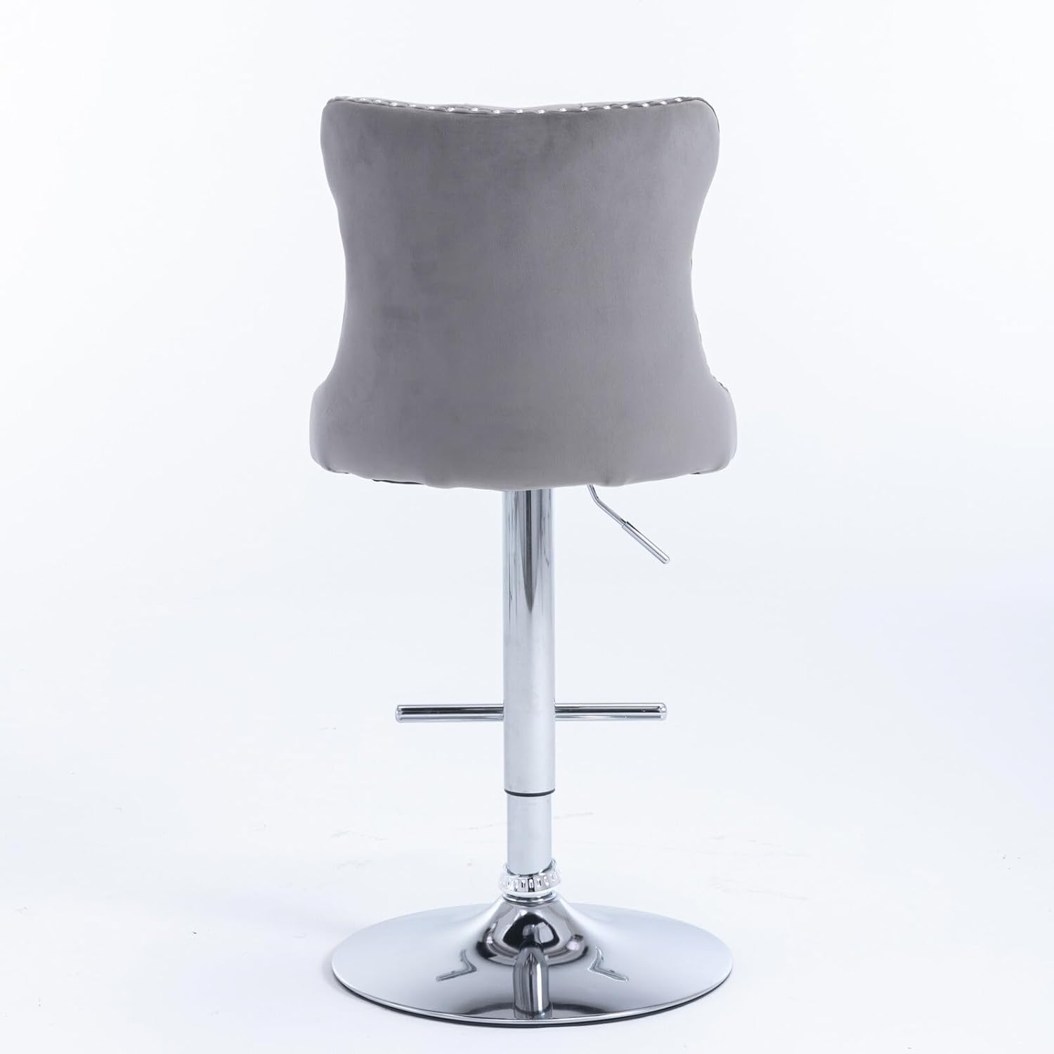 MODADA Silla de barra de altura ajustable, altura de mostrador, silla de taller de montaje simple, taburetes de bar giratorios de 360 grados, altura