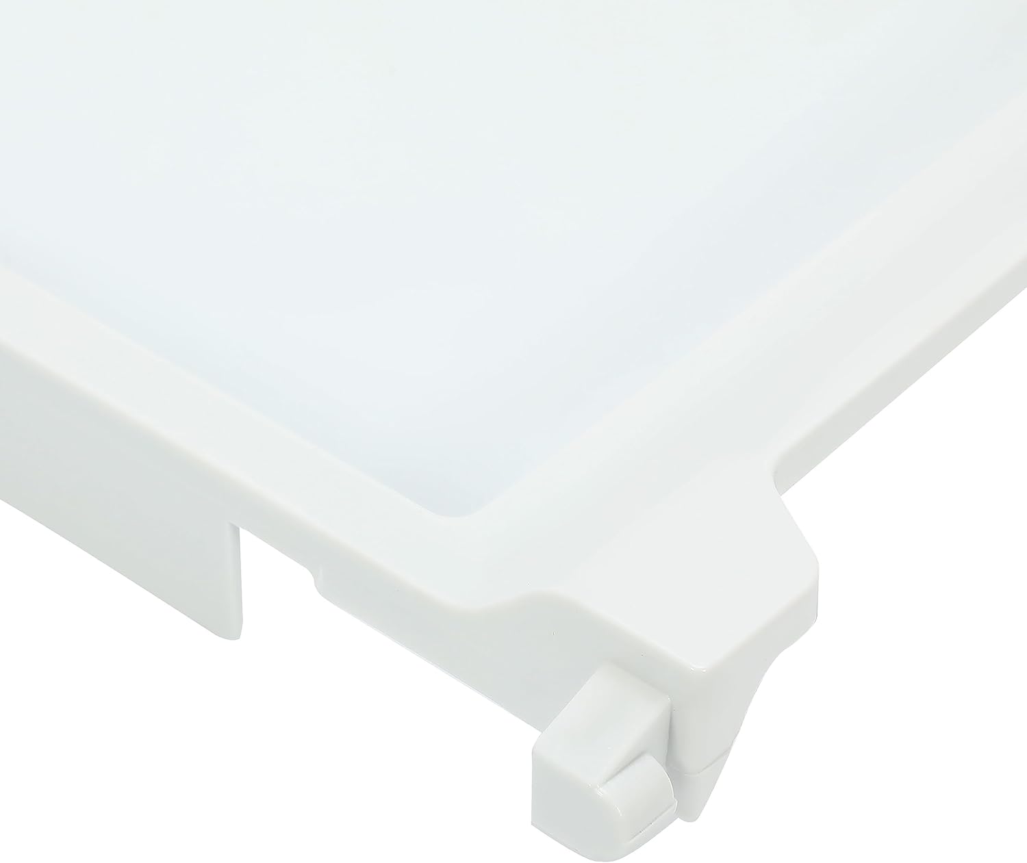 HECASA AP6018409 W10276341 W10167066 Estante de vidrio para refrigerador compatible con Whirlpool Kenmore Sears Refrigerador Vidrio de plástico