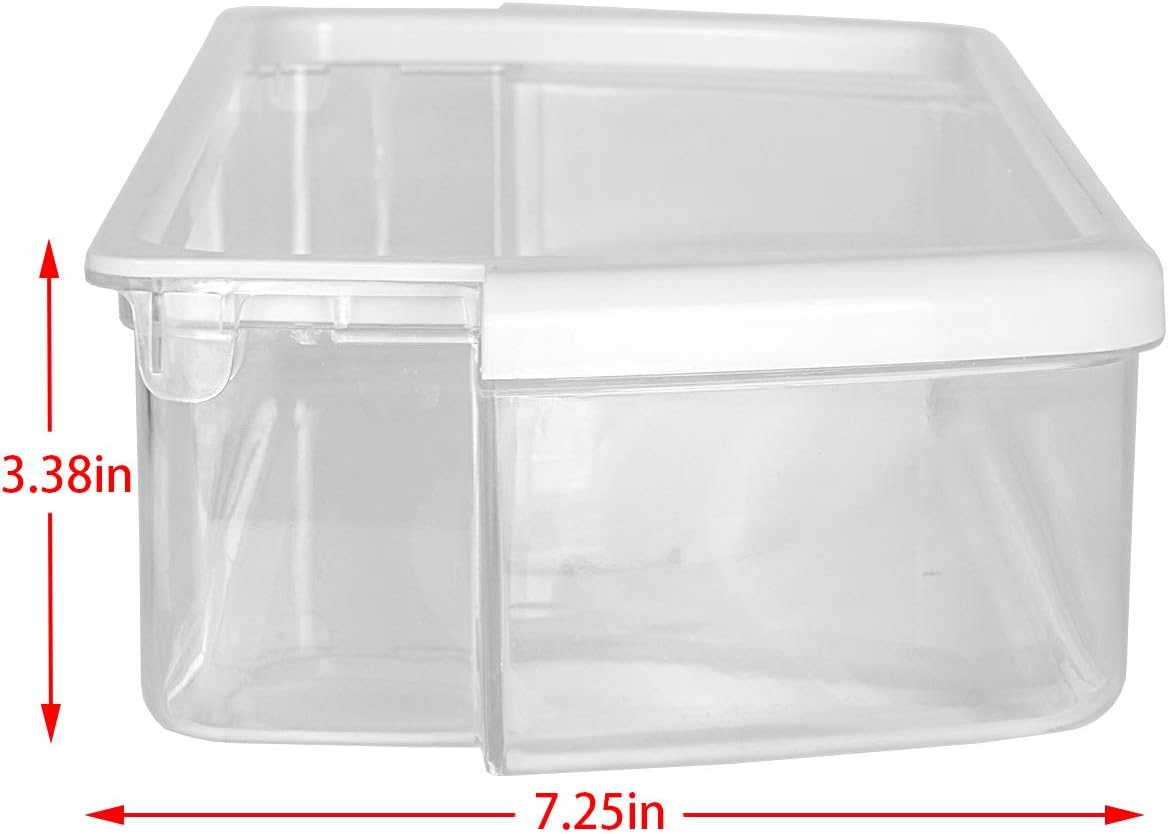 Paquete de 3 estantes de repuesto para puerta de refrigerador WPW10321304 compatible con Whirlpool WRS322FDAW04 WRS325FDAM02 WRS325FDAM01 Reemplazar