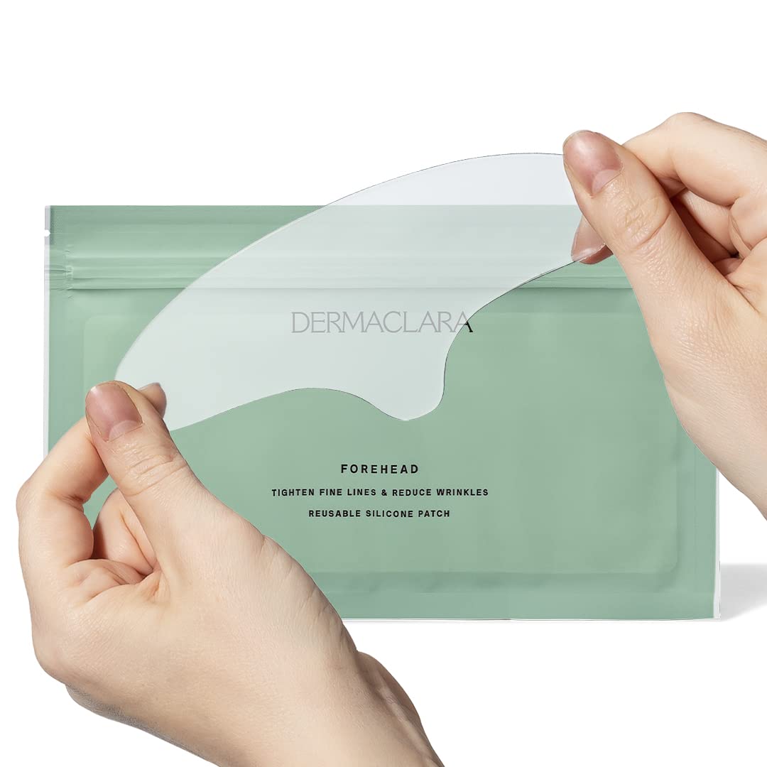 Dermaclara Enrolle la imagen para ampliar los parches faciales de silicona para arrugas y líneas finas – Cuidado de la piel seguro para el embarazo