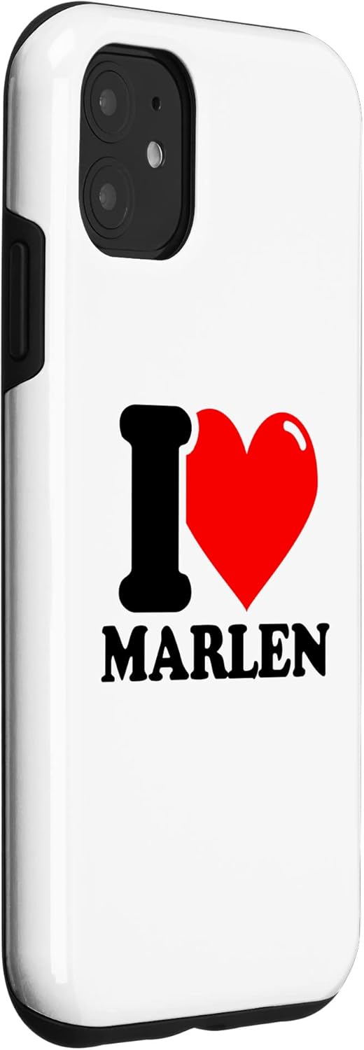 Funda para iPhone 11 I LOVE Marlen