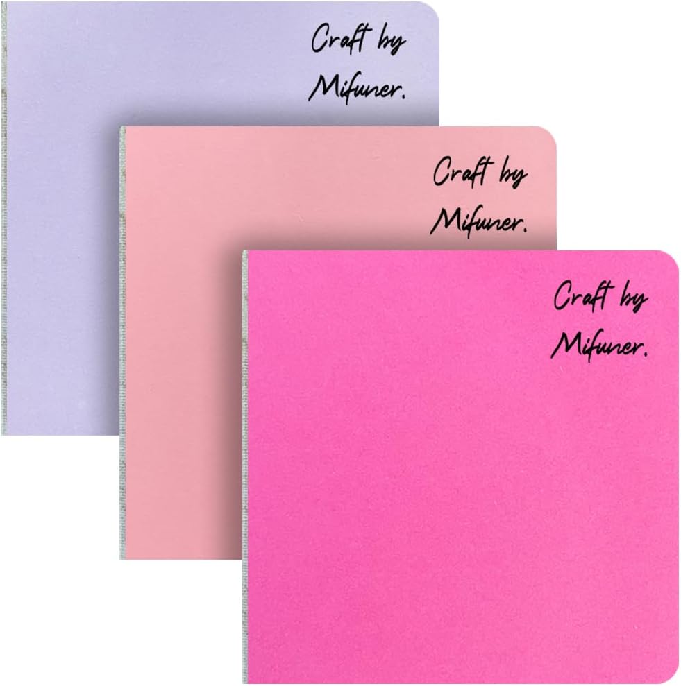 3 mini cuaderno de bocetos de acuarela de 3.9 x 3.9 pulgadas, 300 GSM, cuaderno de pintura cuadrado portátil, 60 pgs (30 hojas delanteras y traseras