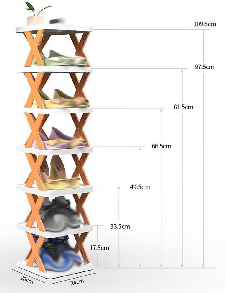 Organizador de zapatos de múltiples capas, torre de zapateros de varios niveles, organizador desmontable de múltiples capas, estante creativo de