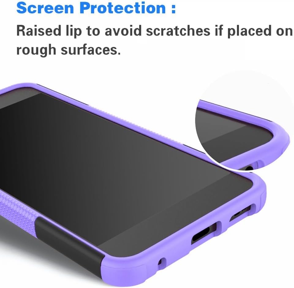 Asuwish Funda para teléfono Huawei P20 con protector de pantalla de vidrio templado y soporte delgado, híbrida, resistente, funda protectora para