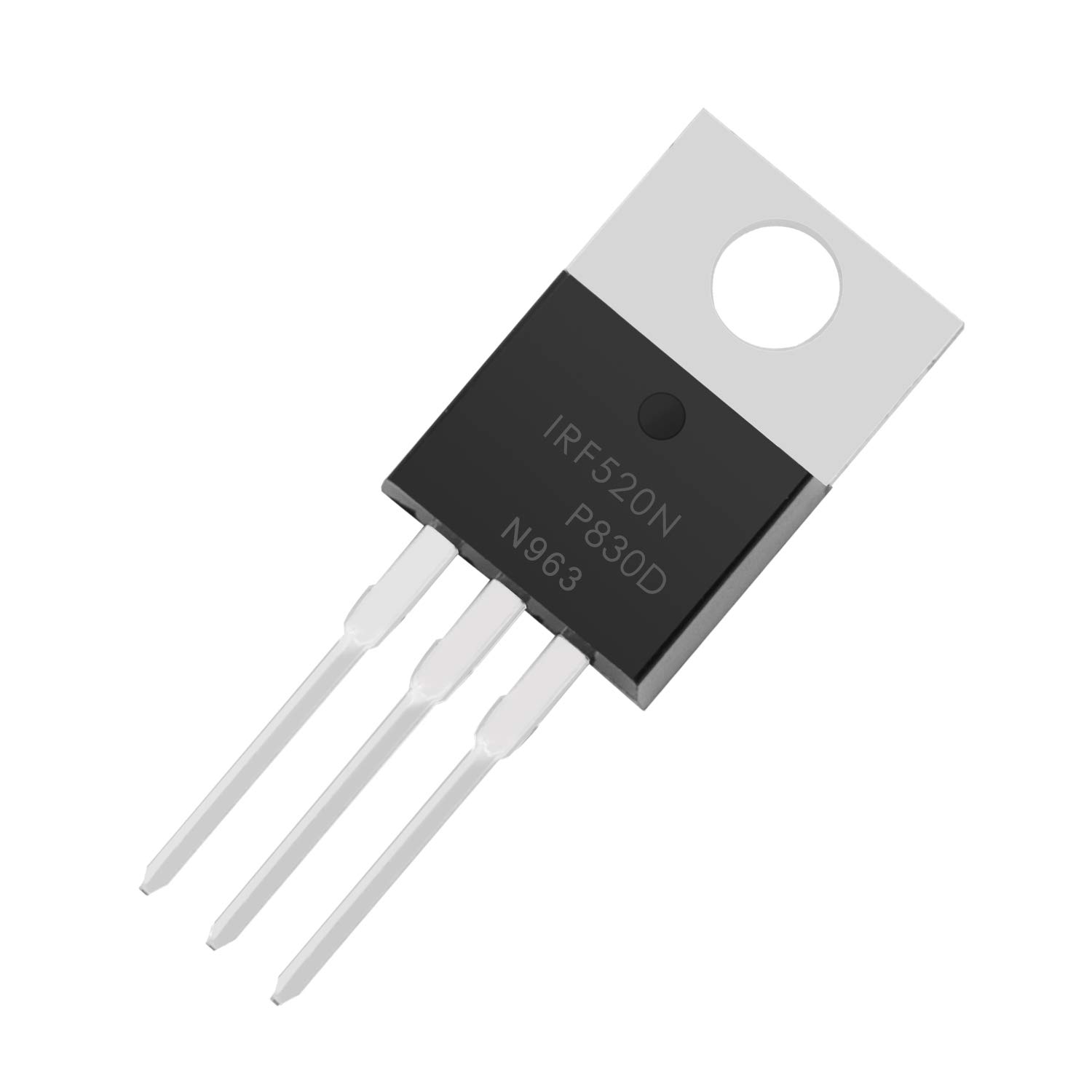 Chanzon IRF520 IRF520N IRF520NPBF NMOS 100V 9.7A transistor MOSFET de potencia de canal N ESD nominal A-220 (paquete de 10 piezas)